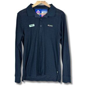 Opening Ceremony x Columbia Men’s Small Long Sleeve Polo Pullover Stretch Black